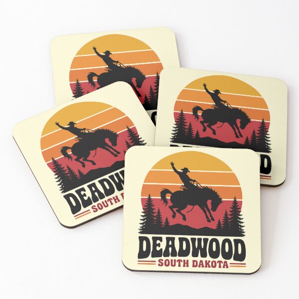 Item preview, Vintage South Dakota Rodeo Cowboy Bronco Sunset designed and sold by Imaginationbeyond.