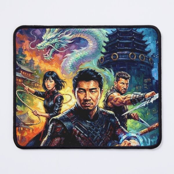 Item preview, Shang-Chi and the Legend of the Ten Rings Martial Arts Fantasy Action Tribute Art Poster designed and sold by Art's Diner.