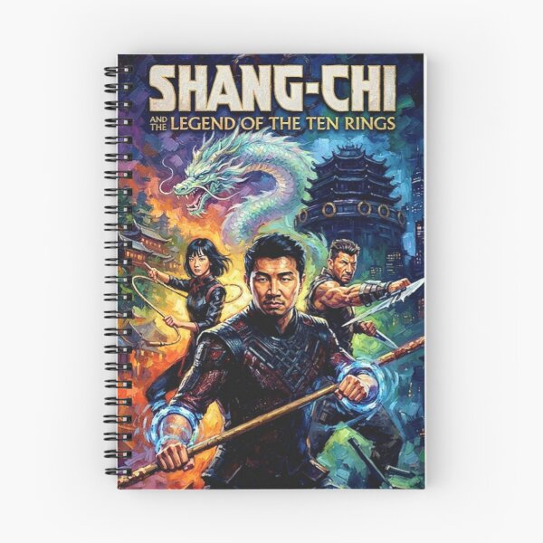 Artikelvorschau, Shang-Chi und die Legende der Zehn Ringe – Martial-Arts-Fantasy-Action-Tribute-Kunstposter entworfen und verkauft von Art's Diner.