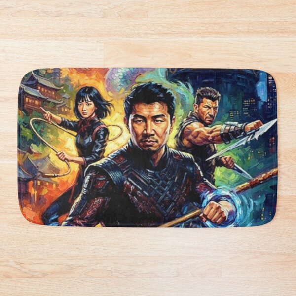 Item preview, Shang-Chi and the Legend of the Ten Rings Martial Arts Fantasy Action Tribute Art Poster designed and sold by Art's Diner.