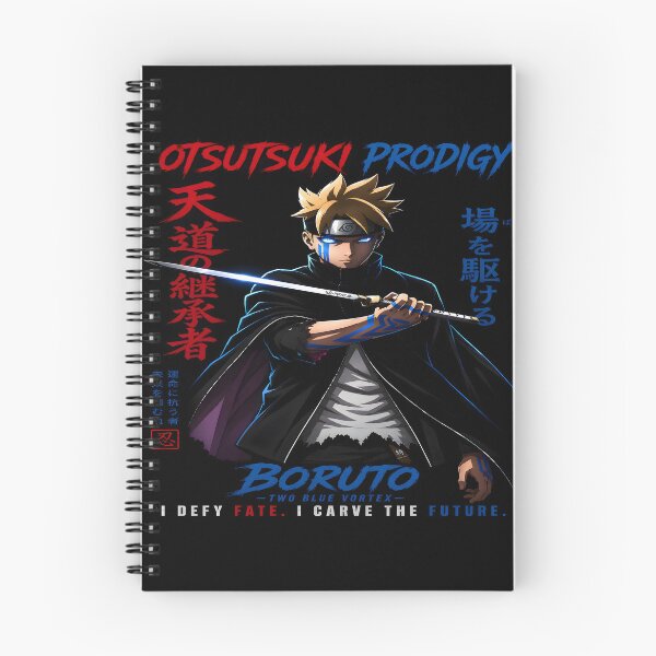 Item preview, Boruto Otsutsuki Prodigy - TBV- Defy Fate Carve The Future Aesthetic Design designed and sold by Trinidesigns123.