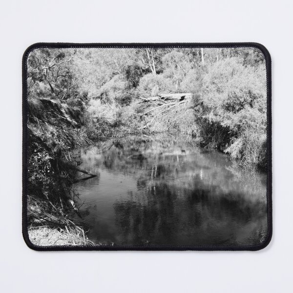 Item preview, Black and White Billabong Creek | Australian Fine Art Photo designed and sold by SouthernXStudio.