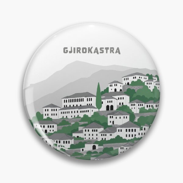 Item preview, Gjirokastra landscape, Albania designed and sold by INTRIGUEprints.