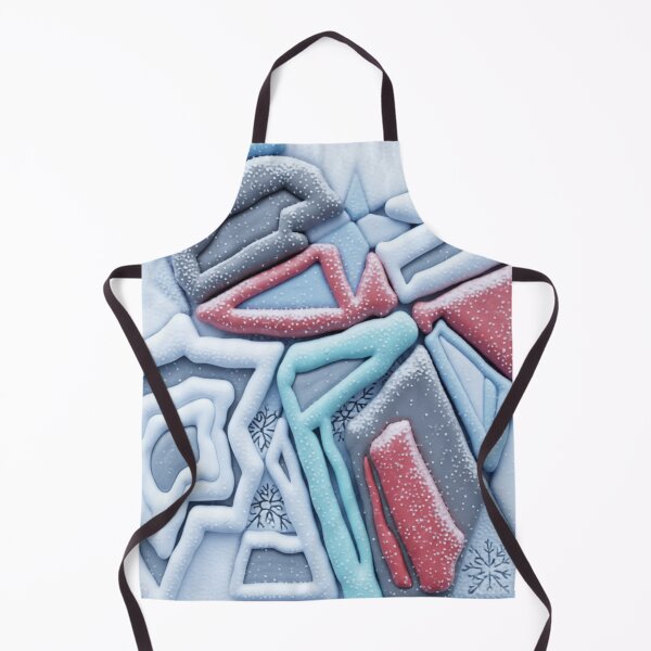 Item preview, jumbled C snowy winter colorful geometric abstract snowy design designed and sold by SmashingDeals.