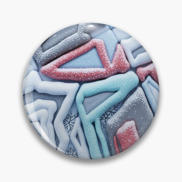 Item preview, jumbled C snowy winter colorful geometric abstract snowy design designed and sold by SmashingDeals.