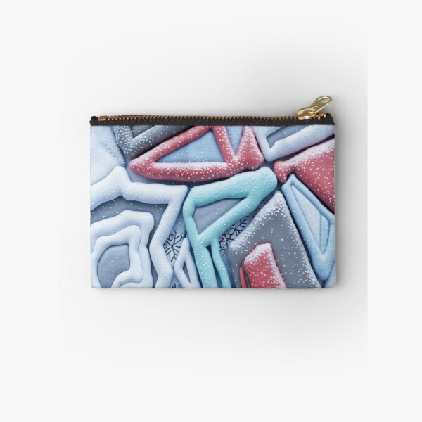 Item preview, jumbled C snowy winter colorful geometric abstract snowy design designed and sold by SmashingDeals.