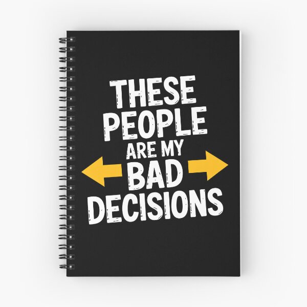 Item preview, These People Are My Bad Decisions Funny Best Friend Group Gift designed and sold by Say It With Ink.