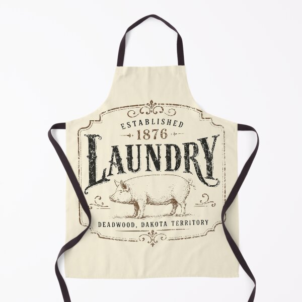 Item preview, Vintage Deadwood Dakota Territory Laundry Pig Sign designed and sold by Imaginationbeyond.