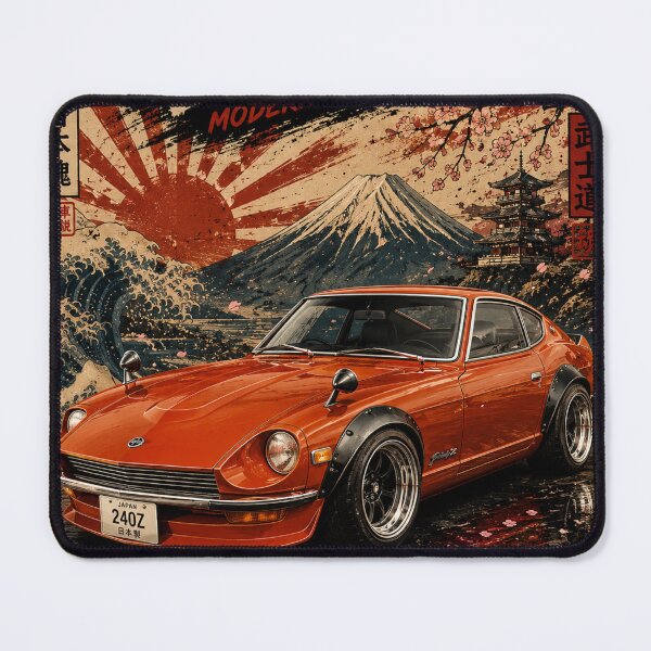 Item preview, JDM Legends Datsun 240Z Fairlady Z – Vintage Samurai Street Racing Art designed and sold by SamuraiJAP.