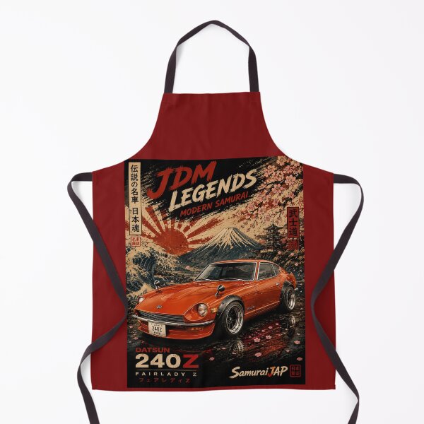 Item preview, JDM Legends Datsun 240Z Fairlady Z – Arte vintage de carreras callejeras samurái designed and sold by SamuraiJAP.