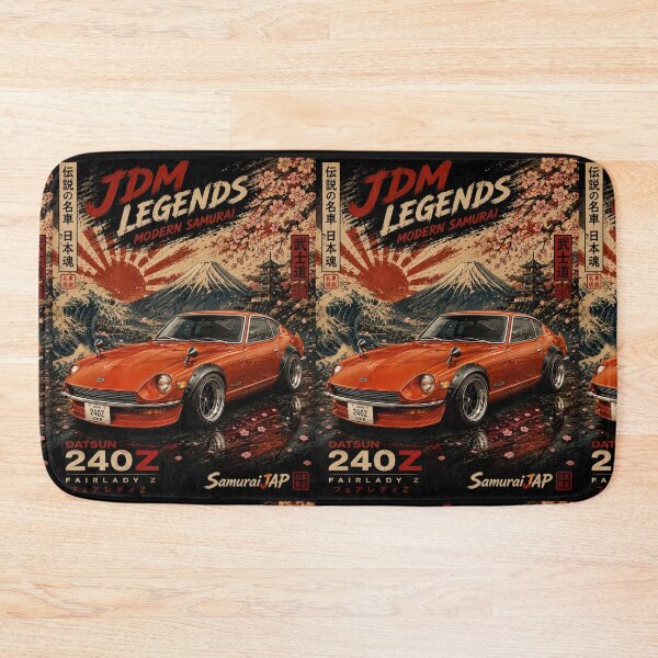 Item preview, JDM Legends Datsun 240Z Fairlady Z – Vintage Samurai Street Racing Art designed and sold by SamuraiJAP.