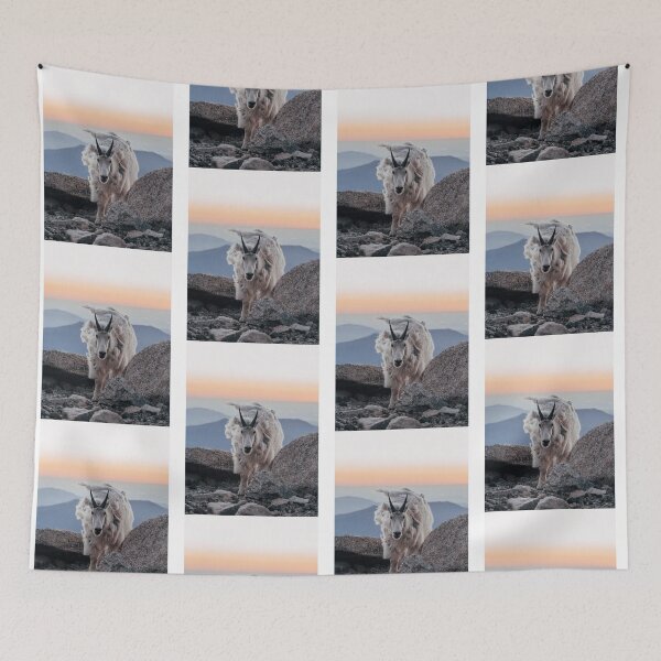 Item preview, Majestic Mountain Goat Landscape designed and sold by elfriedashops.