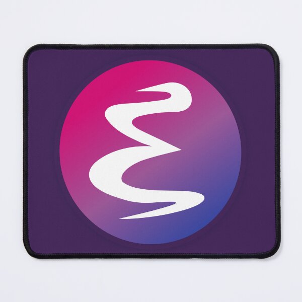 Item preview, Emacs logo, Bi pride colors designed and sold by tomenzgg.