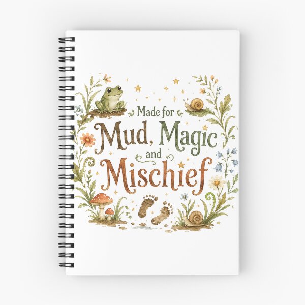 Item preview, Made for Mud, Magic and Mischief – Whimsical Kids T-Shirt designed and sold by FunscapeHQ.