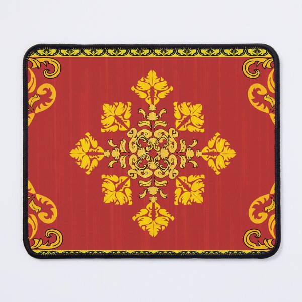 Item preview, Vintage Ornamental Floral Pattern on Red Background, Decorative Carpet or Textile Design designed and sold by ChaReePat.