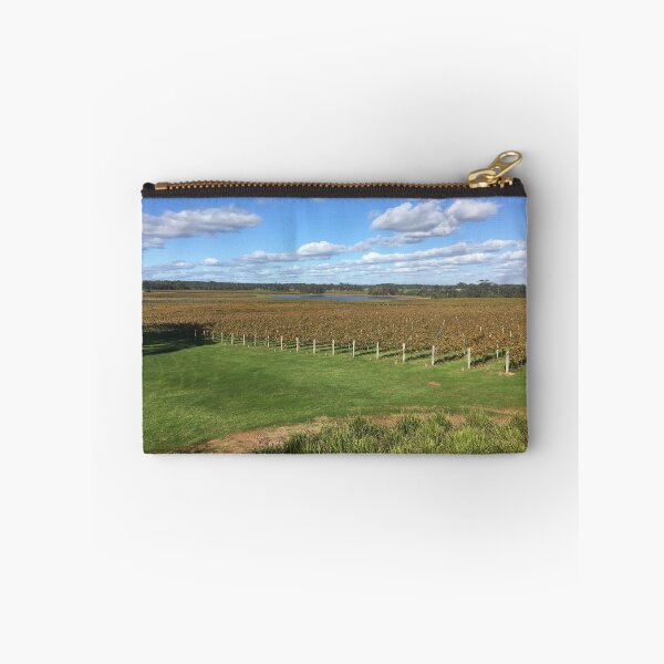 Item preview, Vineyard Rows Autumn Dam | WA Wine Country Australian Photo designed and sold by SouthernXStudio.