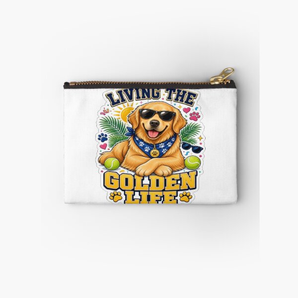 Item preview, Living The Golden Life | Funny Golden Retriever Dog Lover Gift designed and sold by ClaussShop.