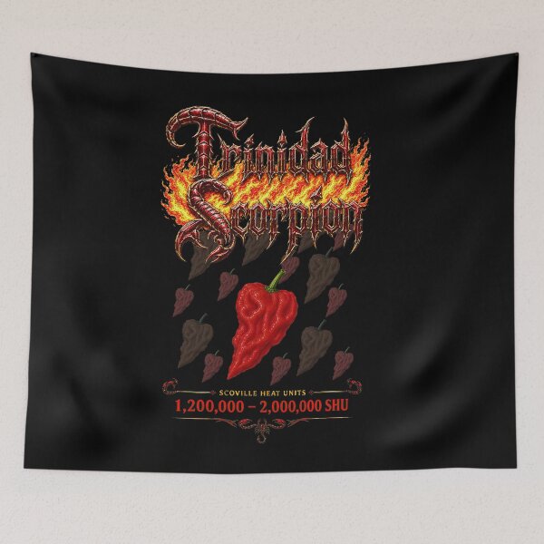 Item preview, Trinidad Scorpion: Pepper & Scoville Heat Units designed and sold by Jessie Slamwhorella.