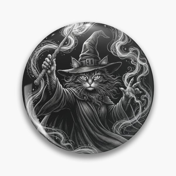 Item preview, Fantasy Cat Wizard Magic Wand designed and sold by legendaryskins.