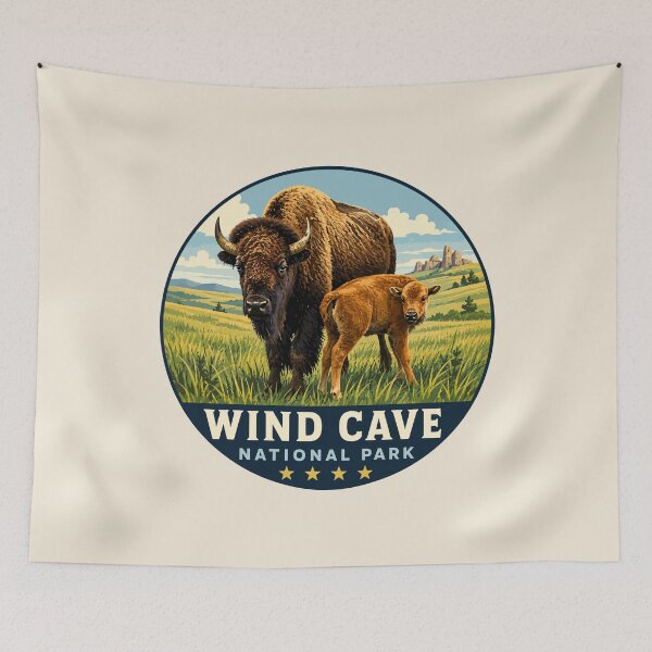 Item preview, Wind Cave National Park South Dakota Bison designed and sold by Gideon Emmerich.