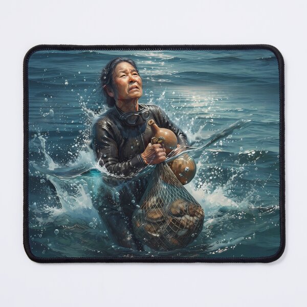 Item preview, Haenyeo: The Sea Warrior - Raw Strength and Resilience designed and sold by SOOstudio73.