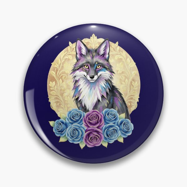 Item preview, Celestial Fox & Moon Roses | Witchy Watercolor Floral designed and sold by Starlett Designs.