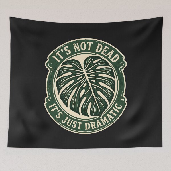 Item preview, Dramatic Monstera Leaf Funny Plant Parent Graphic designed and sold by SplashTastic.