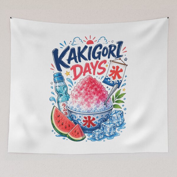 Item preview, Kakigori Days – Japanese Shaved Ice Summer Festival designed and sold by lematworks.