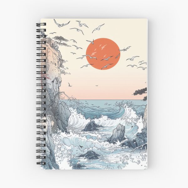 Item preview, Rough Waves of the Japanese Sea in the Style of Hokusai designed and sold by whiteblackcat.