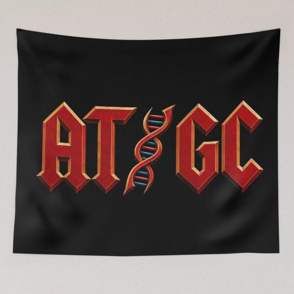 Item preview, AT GC Vintage AC/DC Molecular genetic code designed and sold by labstud.