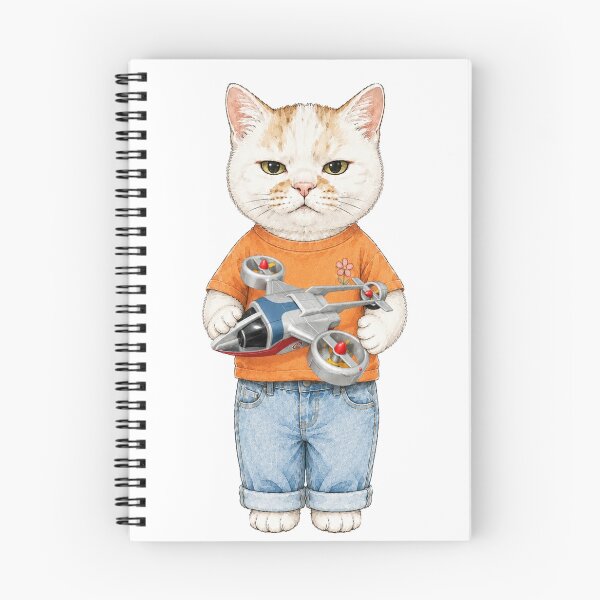 Item preview, Cat Holding a MAT Gyro Toy designed and sold by Komatoya.