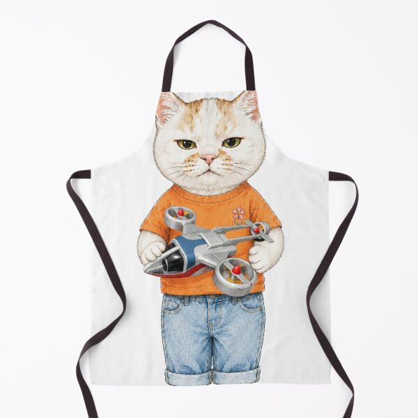 Item preview, Cat Holding a MAT Gyro Toy designed and sold by Komatoya.