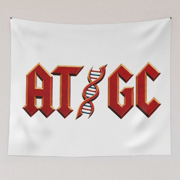 Item preview, AT GC Vintage AC/DC Molecular Biology genetic code designed and sold by labstud.