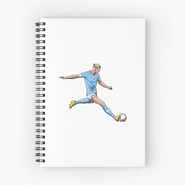 Aperçu de l'œuvre Erling Haaland 9 - Illustration de Manchester City créée et vendue par PeaceTypo.