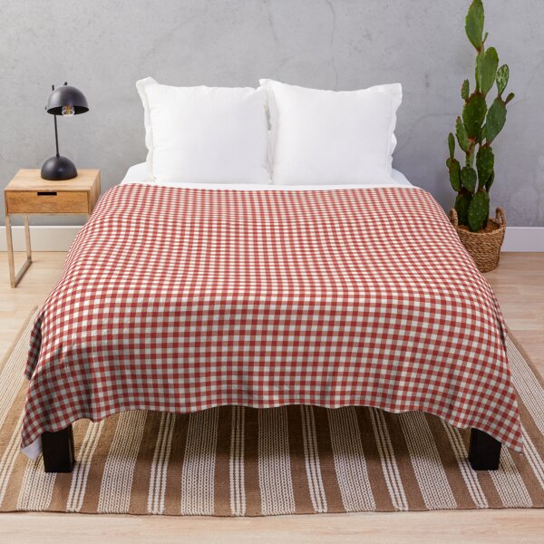 Item preview, Classic Red Gingham Checkered Pattern | Retro Cherry Red Gingham | Preppy Red and White Gingham | Minimalist Red Gingham Plaid | Farmhouse Red Gingham designed and sold by VivaFy.