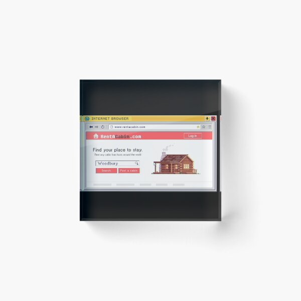 Item preview, Woodbury Getaway RentACabin designed and sold by Flyonthewallcr.