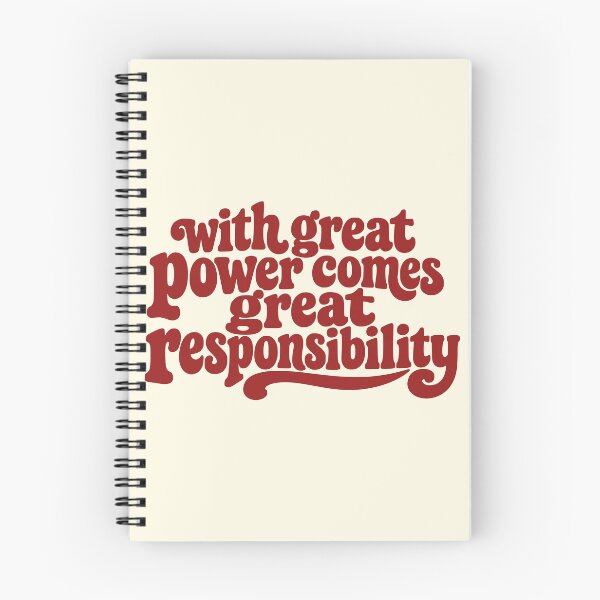 Item preview, Retro With Great Power Comes Great Responsibility designed and sold by Imaginationbeyond.