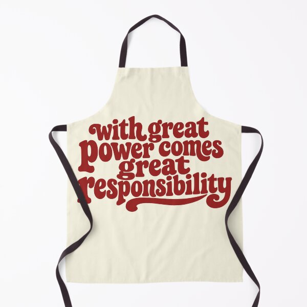 Item preview, Retro With Great Power Comes Great Responsibility designed and sold by Imaginationbeyond.