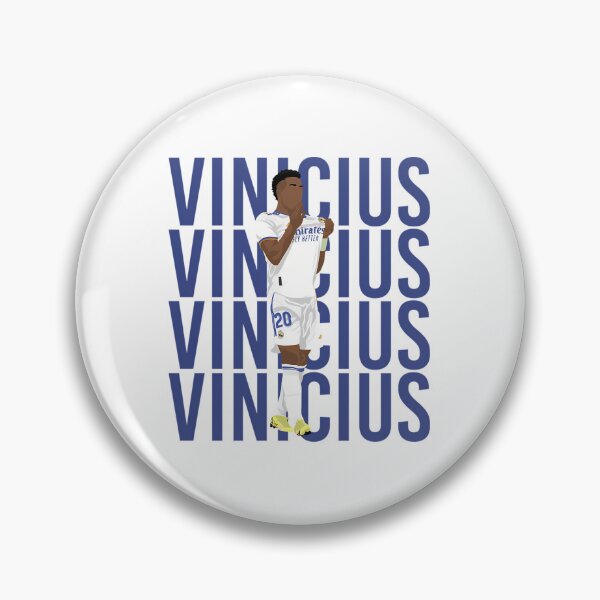 Item preview, Vinicius Junior - Real Madrid, Affiche, autocollant, Illustration T-shirt designed and sold by PeaceTypo.
