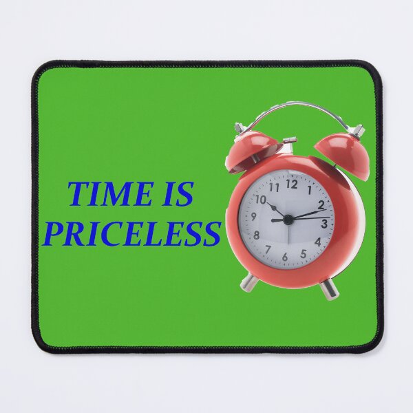 Item preview, Time Is Priceless Motivational Quote Graphic Art designed and sold by MA-Apparel.