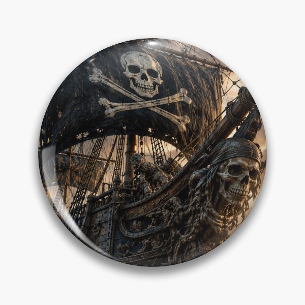 Item preview, Legendary pirate ship in 3D relief designed and sold by JcAbstractArt.