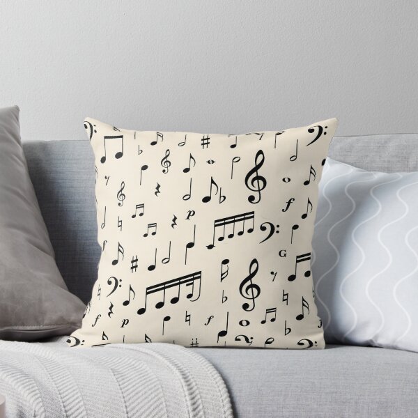 Item preview, Vintage Scattered Music Notes Pattern designed and sold by SplashTastic.
