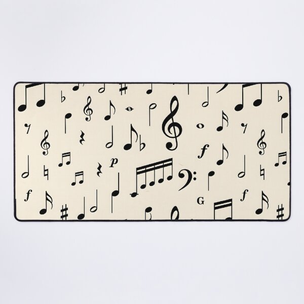 Item preview, Vintage Scattered Music Notes Pattern designed and sold by SplashTastic.