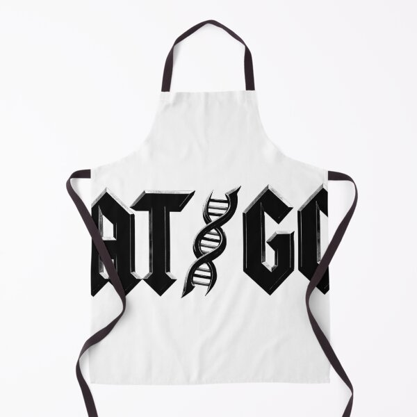 Item preview, AT GC AC/DC Molecular Biology genetic code black designed and sold by labstud.
