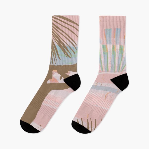 Item preview, Retro Dawn Surfer Vintage Sunset Beach Pink Fade designed and sold by Karin Taylor.