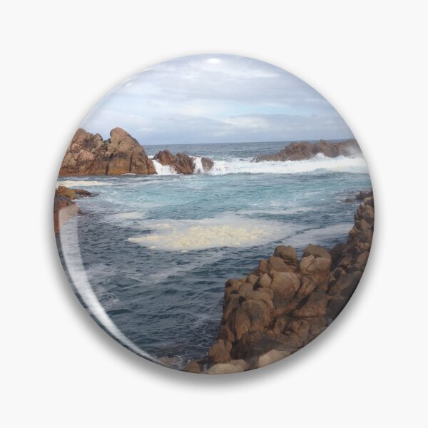 Item preview, Granite Wave Crashing | WA Coast Australian Ocean Photography designed and sold by SouthernXStudio.