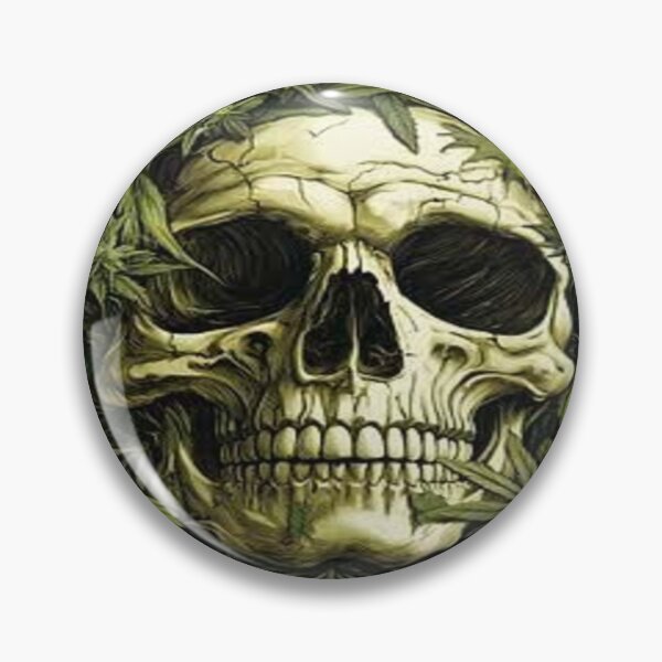 Item preview, skull and weed designed and sold by pksart1.
