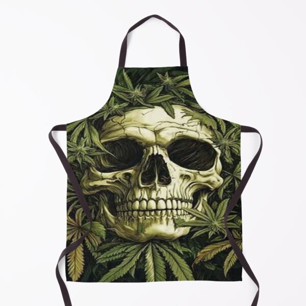 Item preview, skull and weed designed and sold by pksart1.