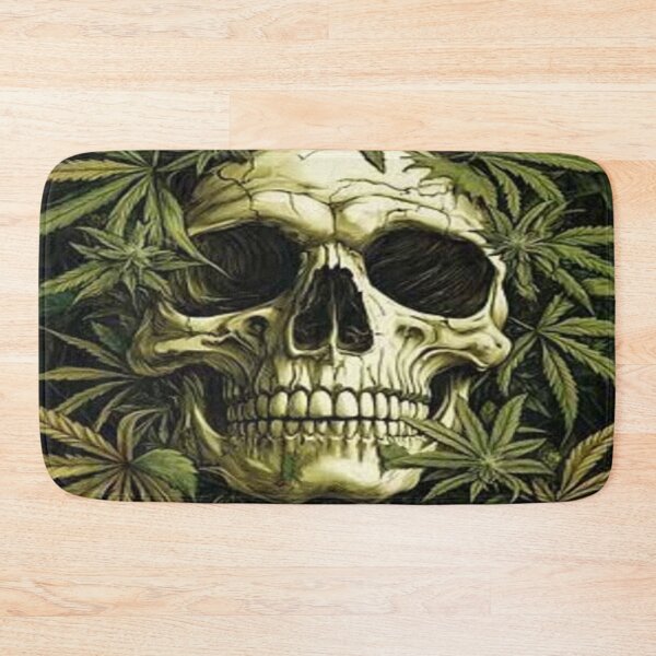 Item preview, skull and weed designed and sold by pksart1.