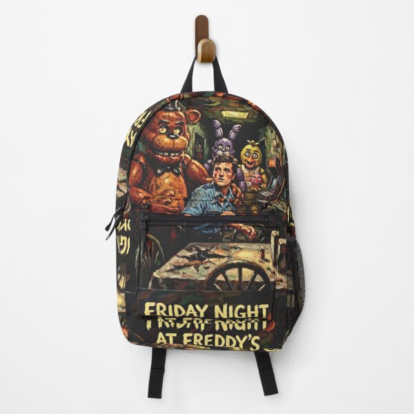 Item preview, Póster artístico de homenaje al thriller psicológico retro de Viernes por la noche con Freddy designed and sold by Art's Diner.